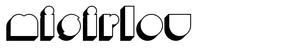 Misirlou font preview